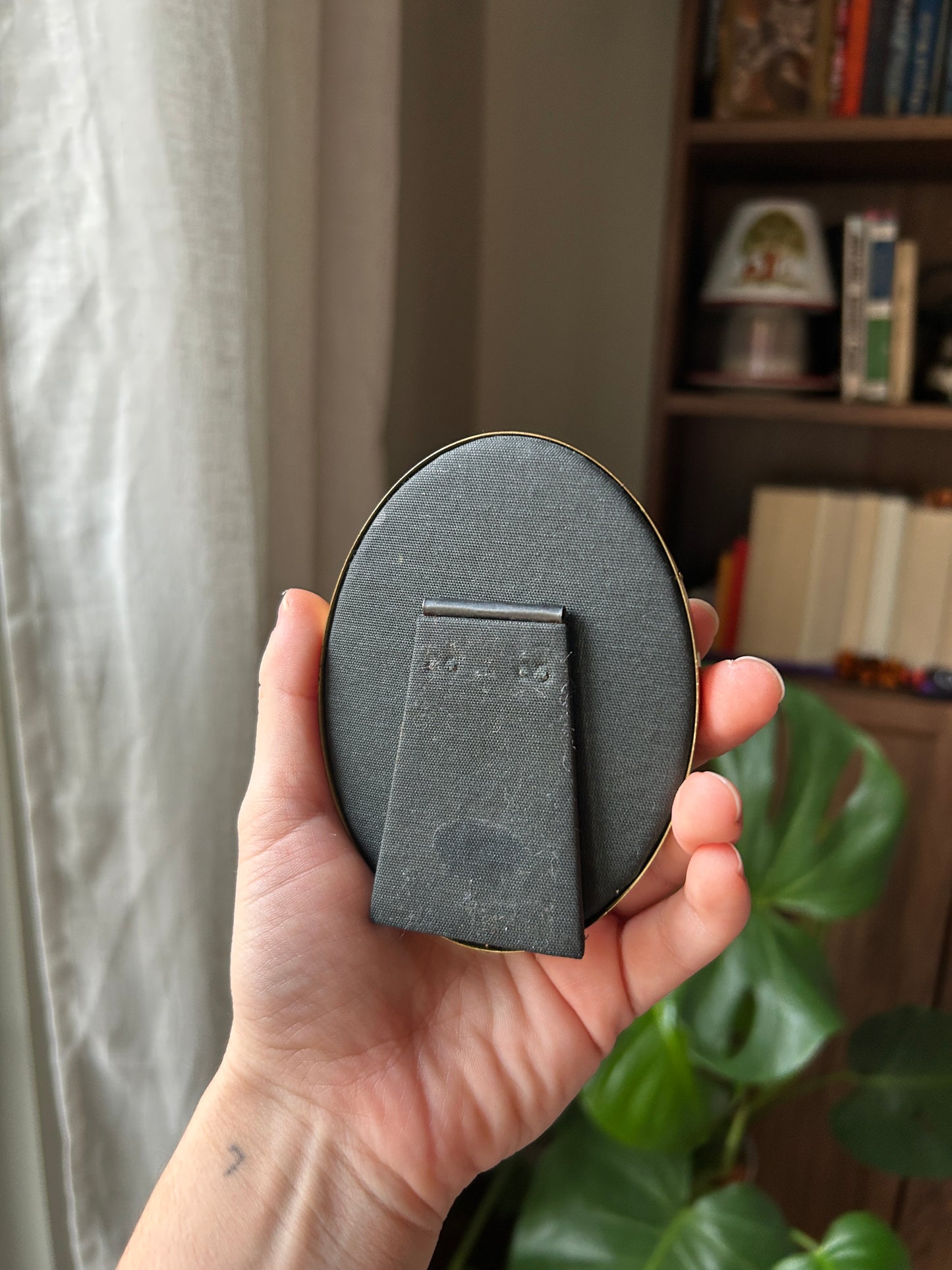 Magical Beetle - Mini Framed Felt Art