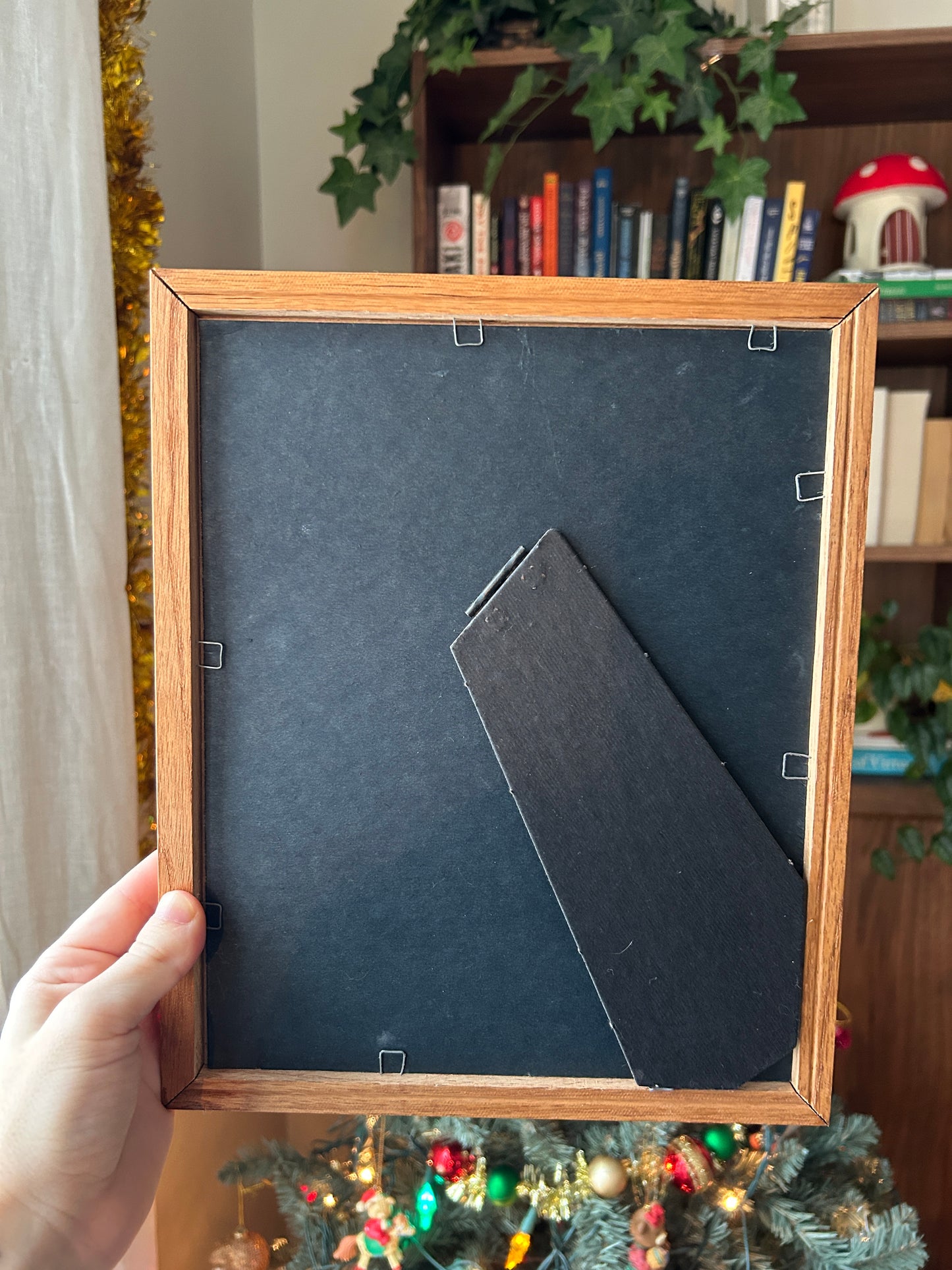 Snake and Checkers- Framed Felt Folk Art Snake