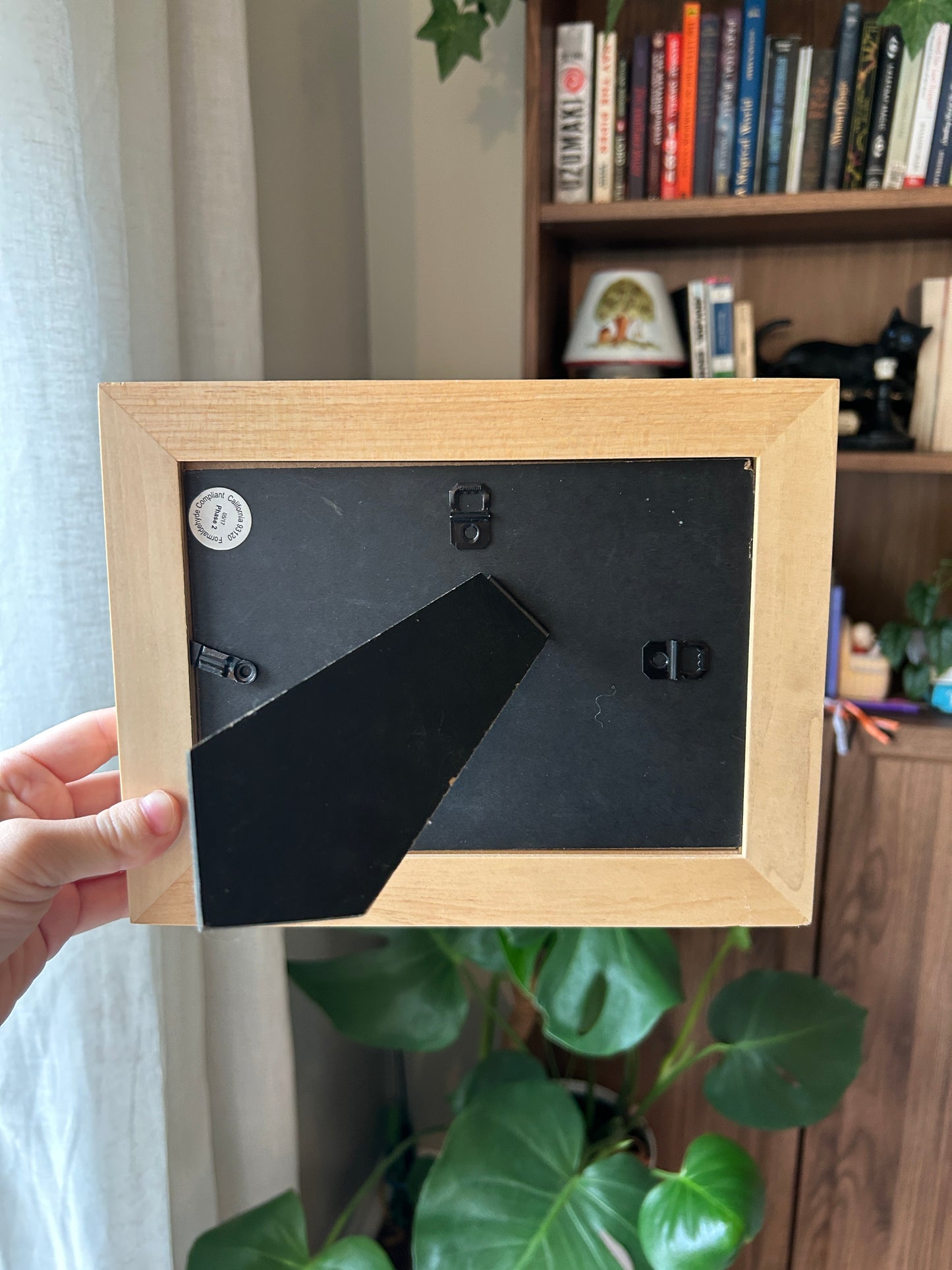 Tabby Sleepy Kitty - Framed Felt Sleepy Kitty