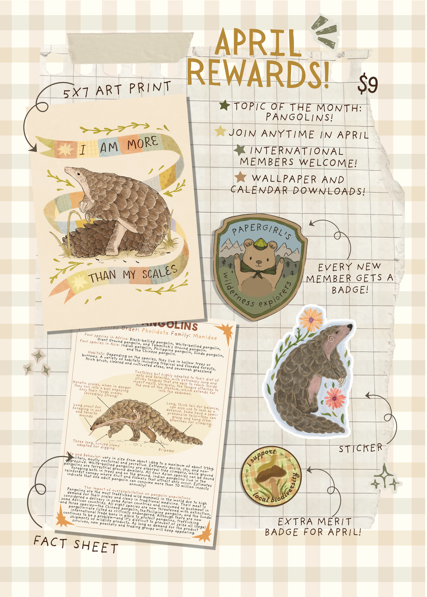 April Mail - Pangolins