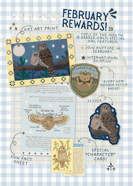 February Mail - Barred Owl
