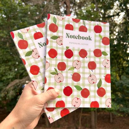 Apple Gingham Notebook