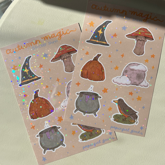 Autumn Magic sticker sheet