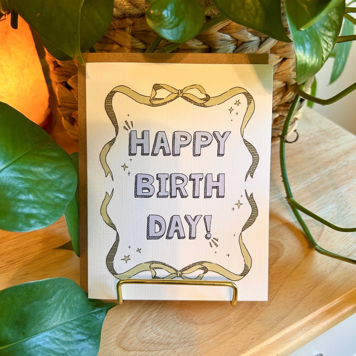 Happy Bday Banner Card