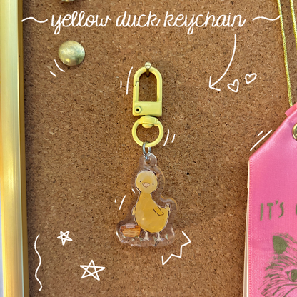 Yellow Duck Keychain