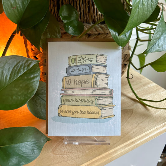 Book Birthday Card