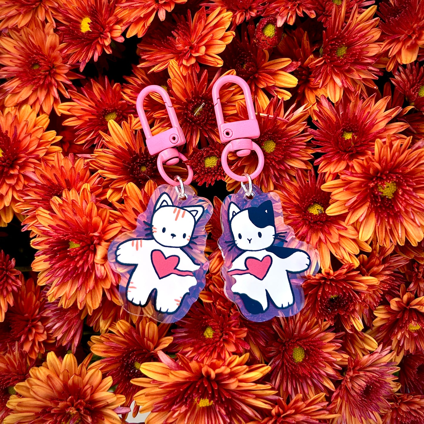 Bestie Cats - Pair Keychains