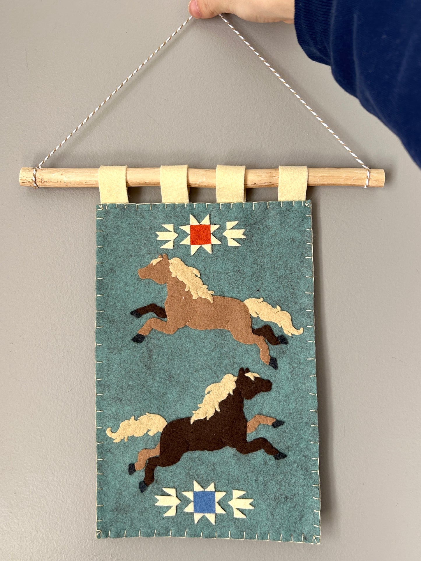 Felt Horse Banner