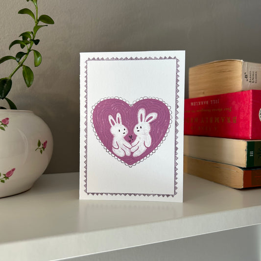 Bunny Heart Card