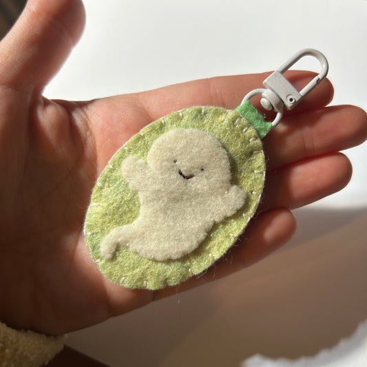 Felt Keychain - Ghost