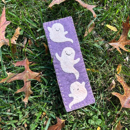 Felt Bookmark - Ghosts