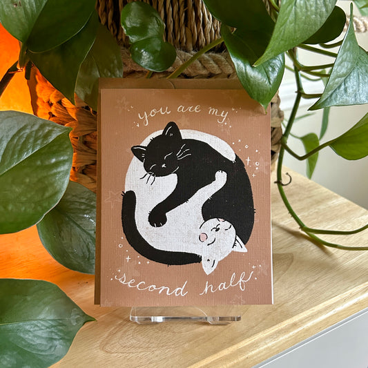 Soulmates Cat Card