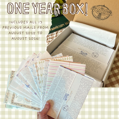 One-Year Box - All Previous Mail (August '25-August '26)
