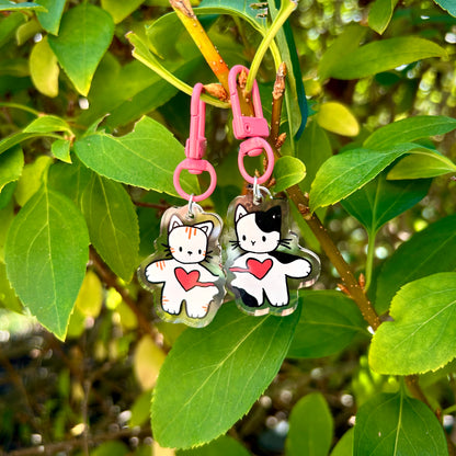 Bestie Cats - Pair Keychains