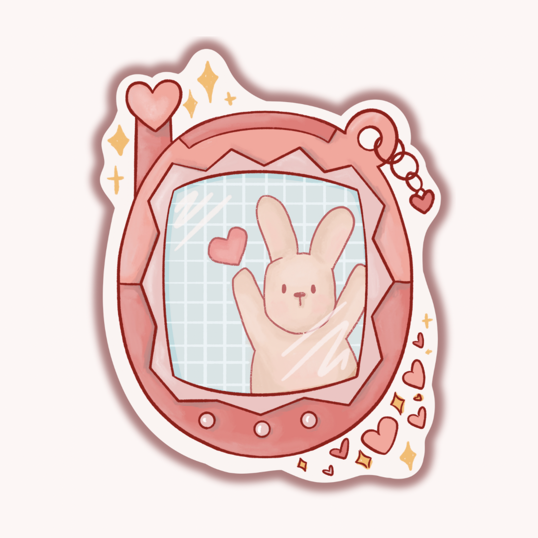 Digital Pet Love - single sticker