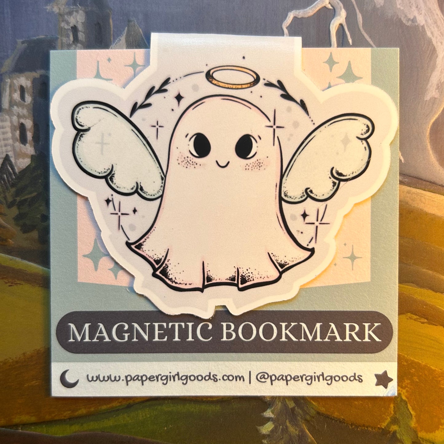 Angelic Ghost Magnetic Bookmark