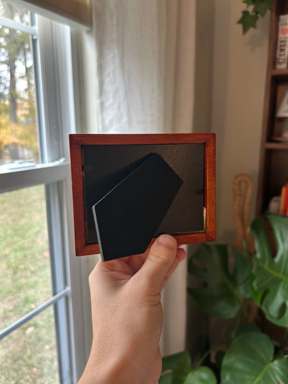 Framed Felt Folk Bird