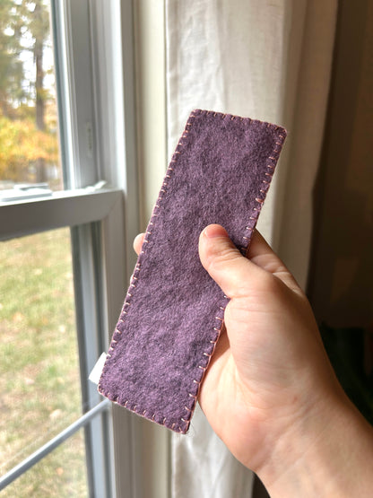 Ghost Felt Embroidered Bookmark