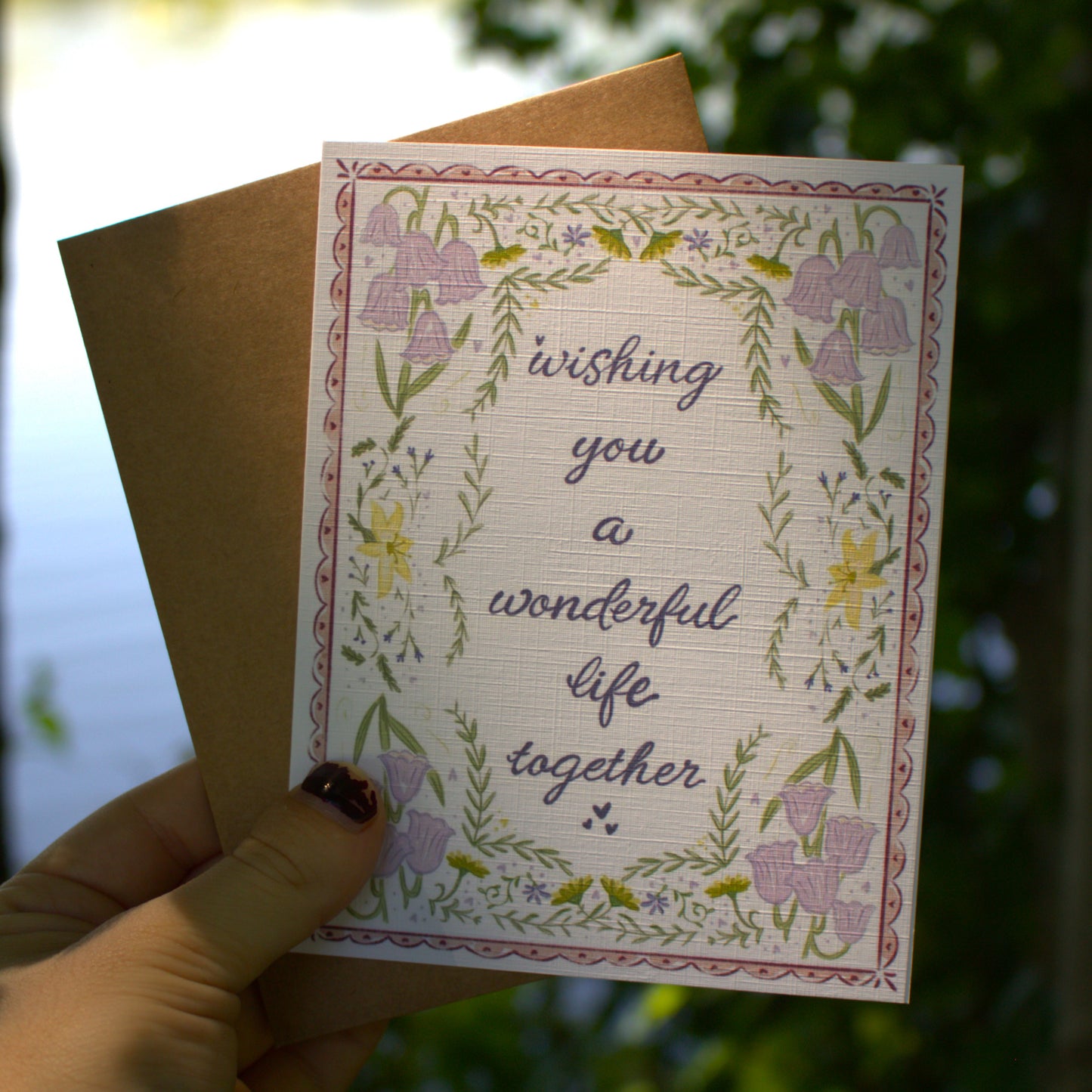 Wedding Card - “A Wonderful Life Together”