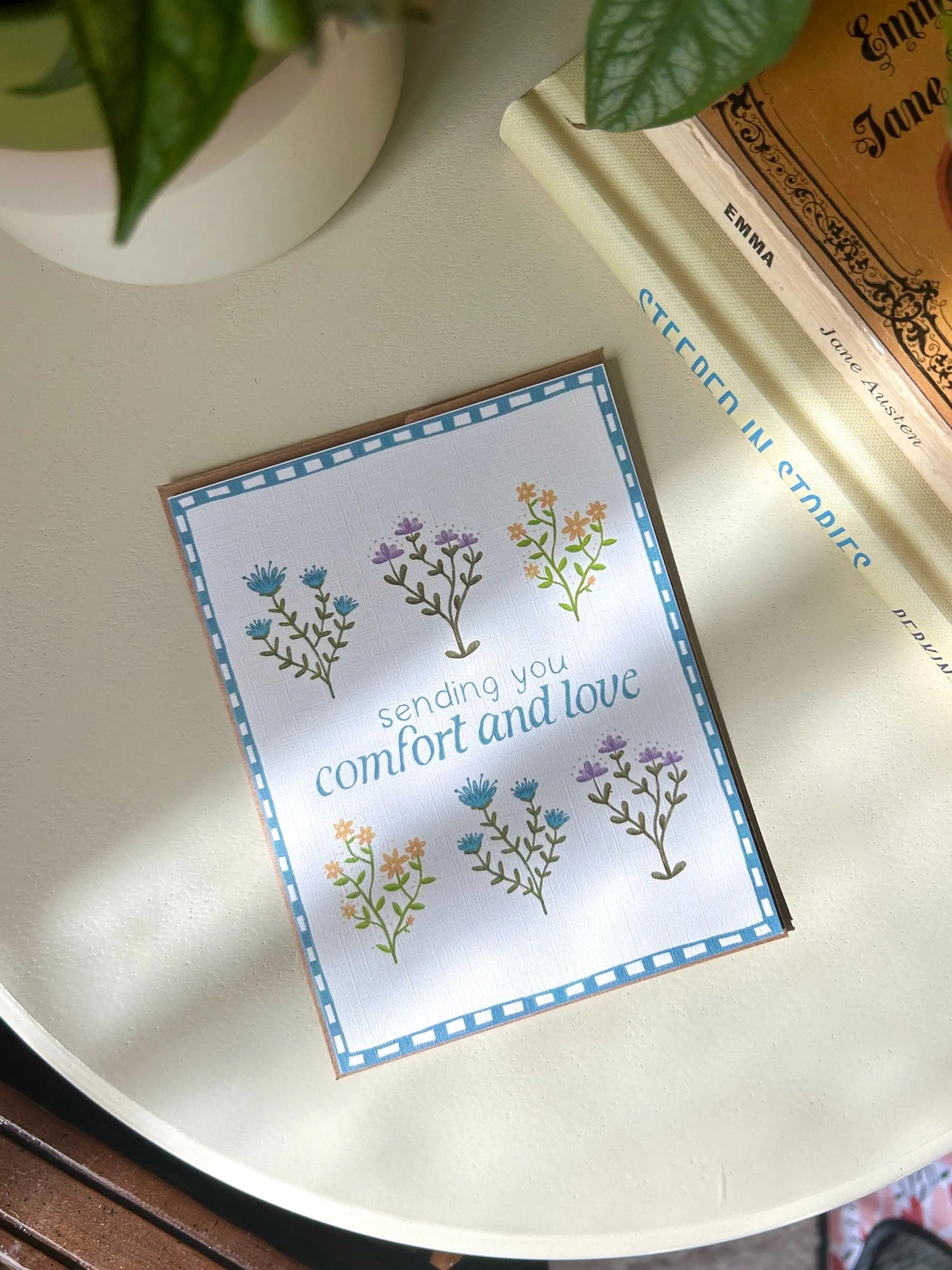 Comfort and Love - Get Well Soon, Condolences Card
