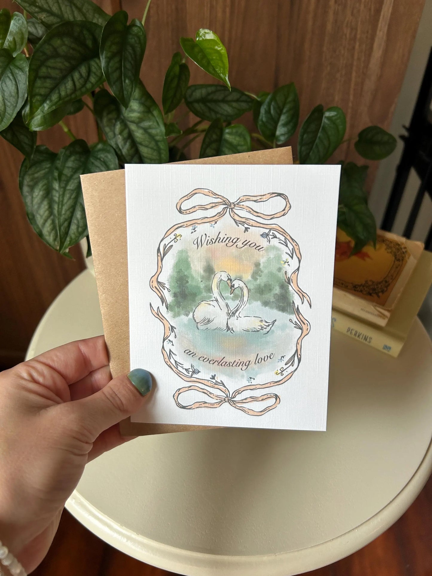 Everlasting Love - Wedding, Engagement, or Bridal Shower Card