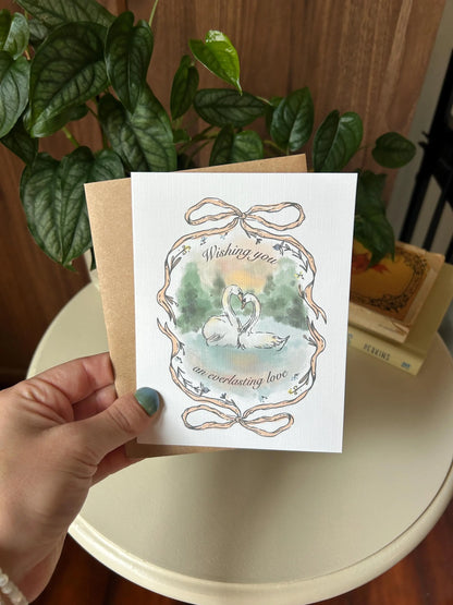 Everlasting Love - Wedding, Engagement, or Bridal Shower Card