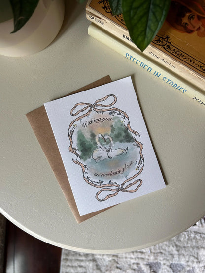 Everlasting Love - Wedding, Engagement, or Bridal Shower Card