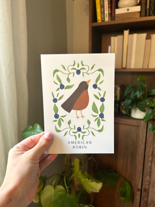 American Robin - Backyard Birds Print Collection