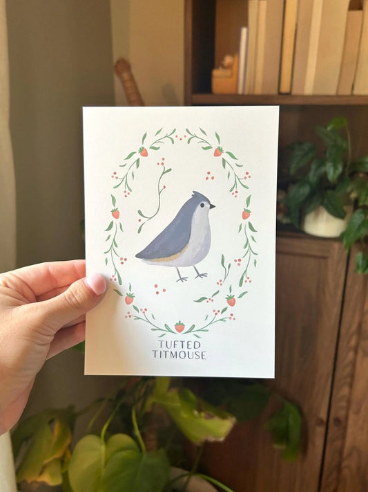 Tufted Titmouse - Backyard Birds Print Collection